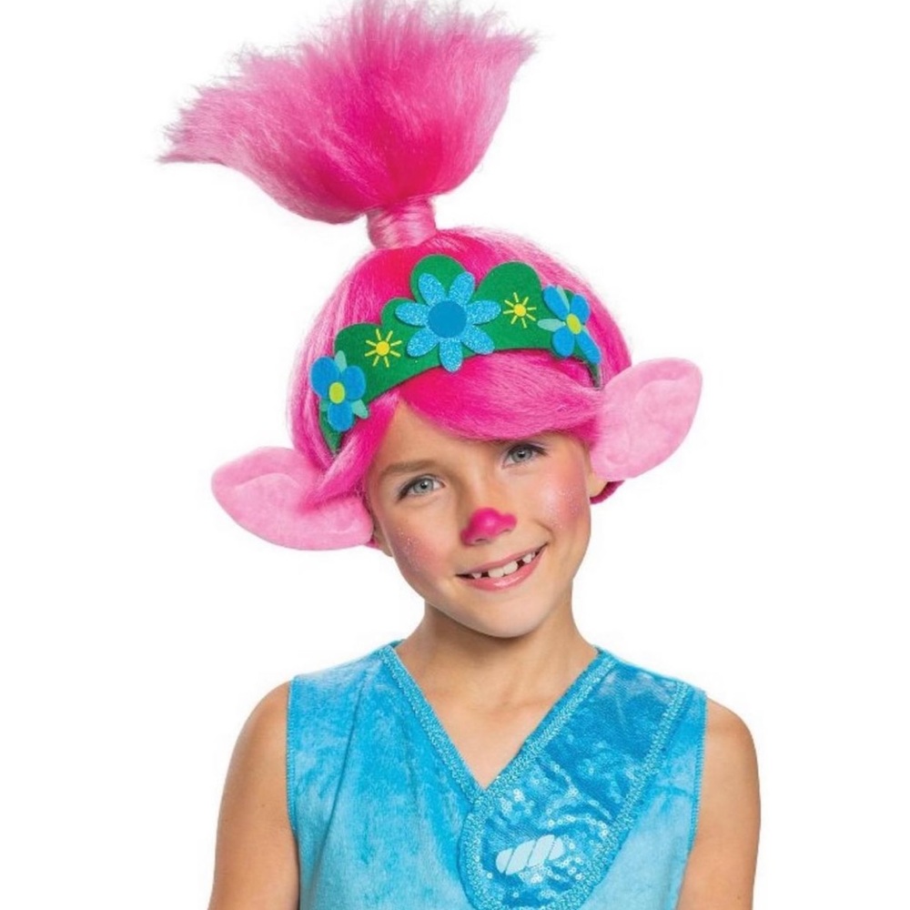 Kids Trolls World Tour Poppy Wig